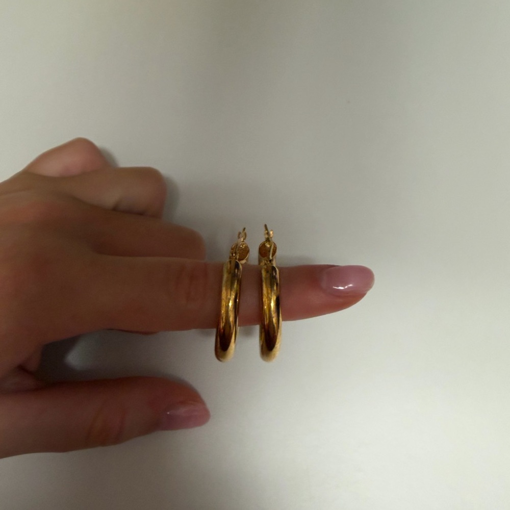 Elegant Gold Hoop Earrings